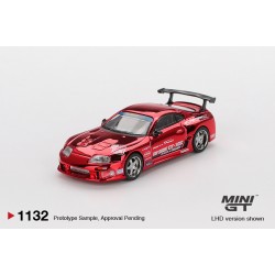 Mini GT 1/64 Toyota Supra (A80) Top Secret GT-300 Top Secret Red Chrome