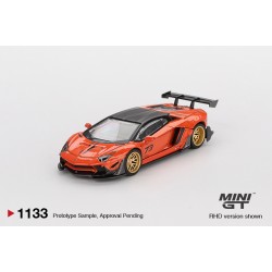 Mini GT 1/64 LB★WORKS Lamborghini Aventador Limited Edition Orange MDX 2025
