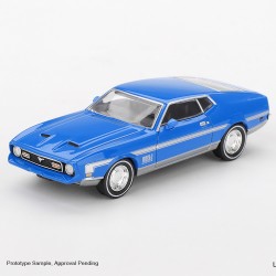 Mini GT 1/64 Ford Mustang Mach 1 Grabber Blue