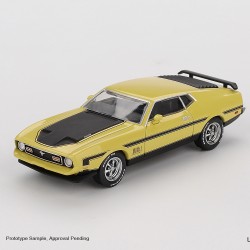 Mini GT 1/64 Ford Mustang Mach1 Grabber Yellow