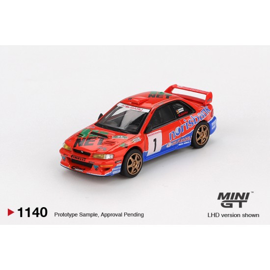 Mini GT 1/64 Subaru Impreza WRC97 #1 1999 DRM Champion