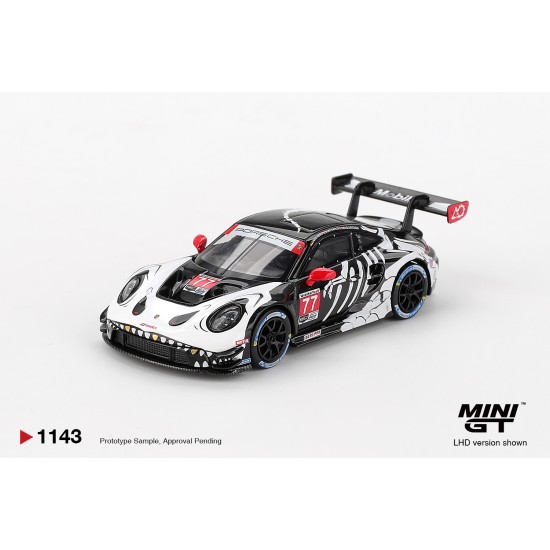 Mini GT 1/64 Porsche 911 GT3 R #77 AO Racing 2025 IMSA Petit Le Mans
