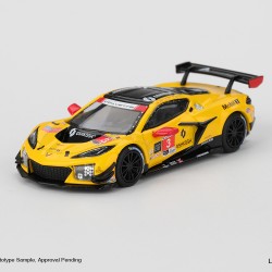 Mini GT 1/64 Chevrolet Corvette Z06 GT3.R #3 Corvette Racing by Pratt Miller Motorsports 2025 IMSA Daytona 24 Hrs