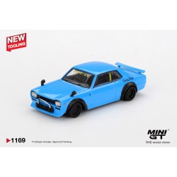 Mini GT 1/64 Nissan LB★Works HAKOSUKA Baby Blue