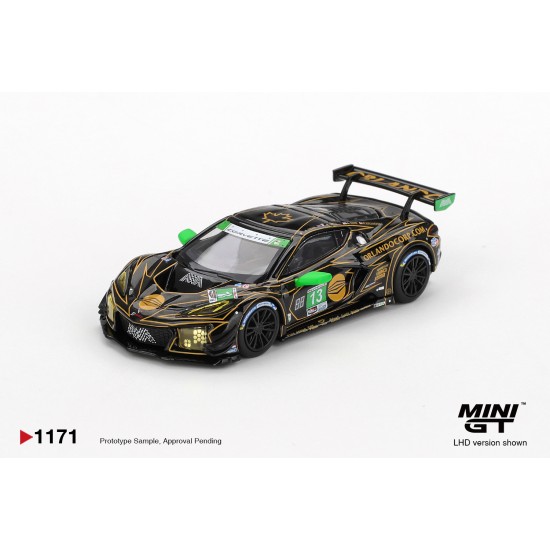 Mini GT 1/64 Chevrolet Corvette Z06 GT3.R #13 AWA 2025 IMSA Daytona 24 Hrs