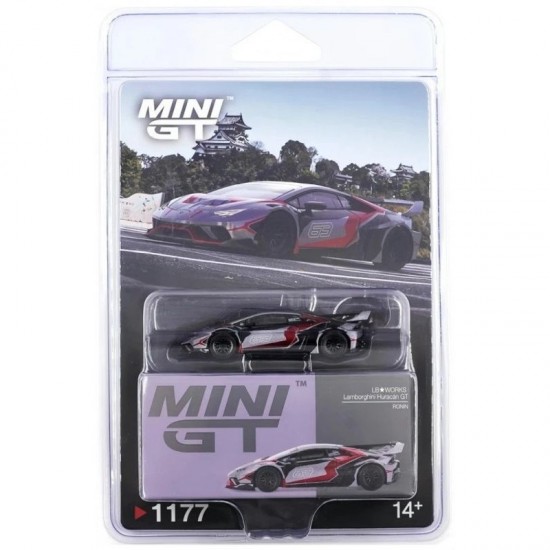Mini GT 1/64 LB★WORKS Lamborghini Huracán GT RONIN, blister