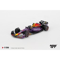 Mini GT 1/64 Oracle Red Bull Racing RB19 #1 Max Verstappen 2023 F1 2023 Las Vegas GP Winner