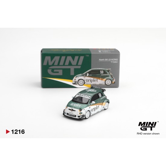 Mini GT 1/64 Abarth 595 LB-WORKS TY Edition