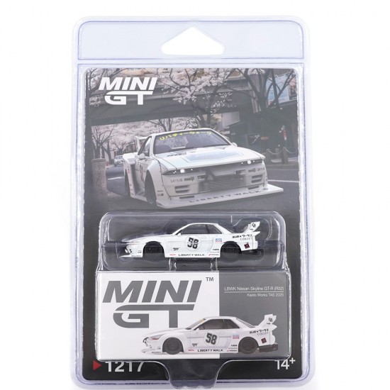 Mini GT 1/64 Nissan Skyline GT-R (R32) Kaido Works TAS 2025, blister