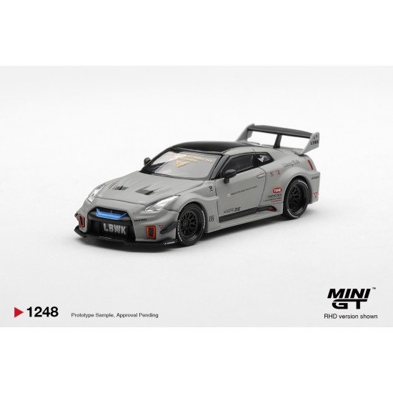 Mini GT 1/64 Nissan LB-Silhouette Works GT 35GT-RR Ver.1 Matt Grey, blister