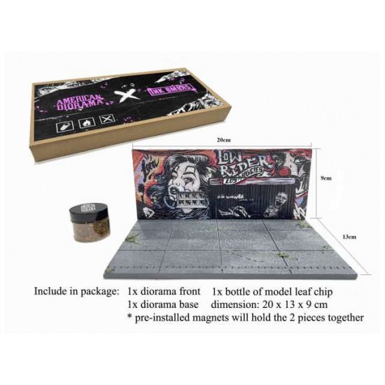 Mini GT 1/64 2024 Art La Lowrider *Diorama Street*