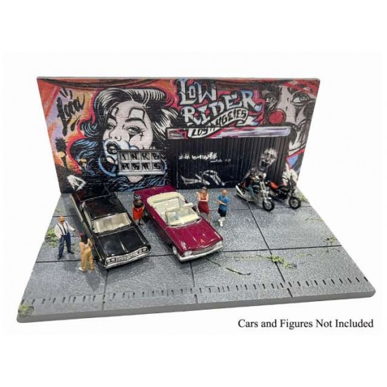 Mini GT 1/64 2024 Art La Lowrider *Diorama Street*