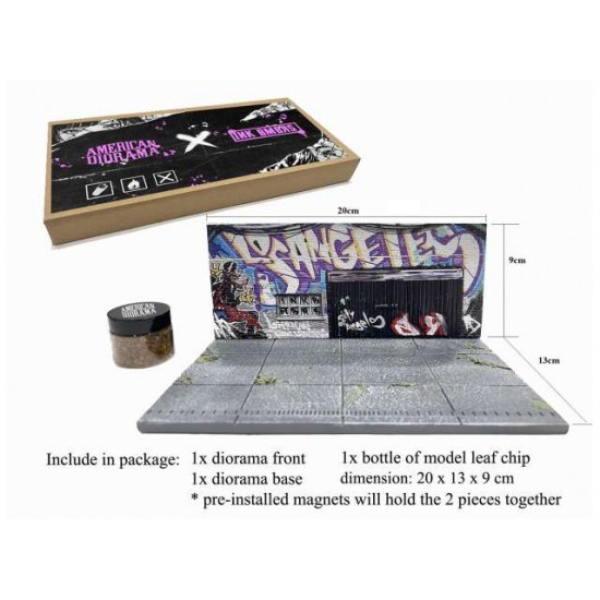 Mini GT 1/64 2024 Art La Graffiti *Diorama Street*