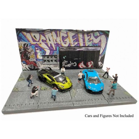 Mini GT 1/64 2024 Art La Graffiti *Diorama Street*