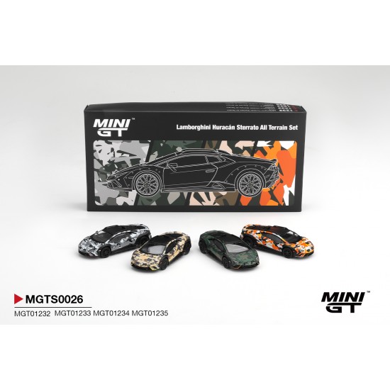 Mini GT 1/64 Lamborghini Huracán Sterrato All-Terrain Set