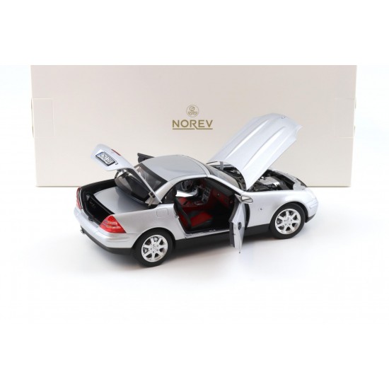 Norev 1/18 Mercedes-Benz SLK 1996 Brilliant Silver
