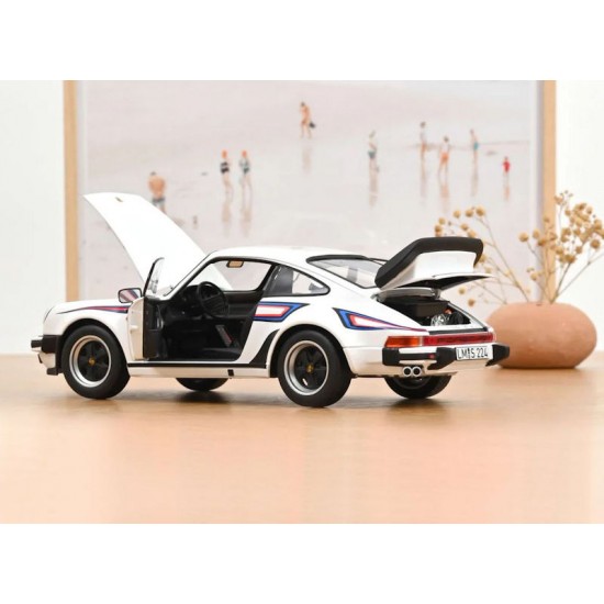 Norev 1/18 Porsche 911 Turbo 3.3 1980 White