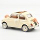 Norev 1/18 Fiat 500 L 1968 Ivory Wedding Gift
