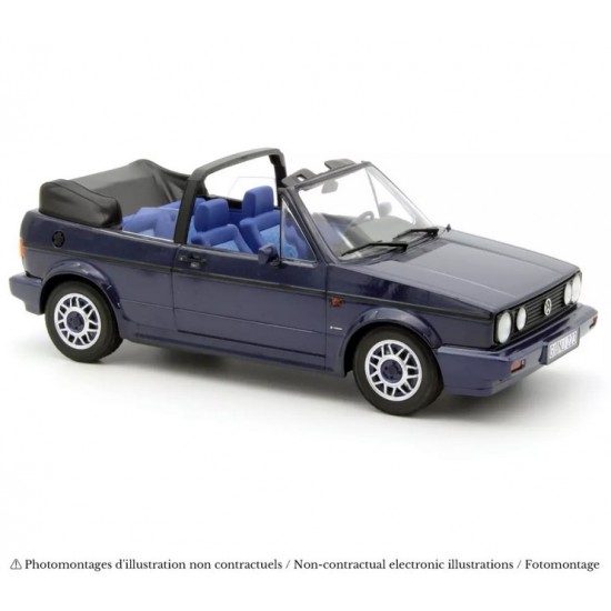 Norev 1/18 VW Golf I Cabriolet Quartett 1992 Inca Blue