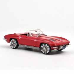 Norev 1/18 Chevrolet Corvette Sting Ray Cabriolet 1963 Riverside Red