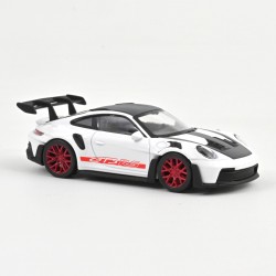 Norev 1/43 Porsche 911 GT3 RS 2022 White Weissach Pack jet-car