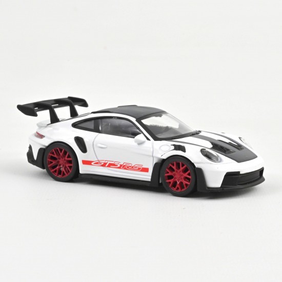 Norev 1/43 Porsche 911 GT3 RS 2022 White Weissach Pack jet-car
