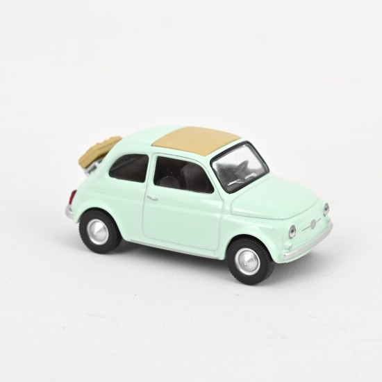 Norev 1/43 Fiat 500 F 1965 Pastel Blue Jet-car