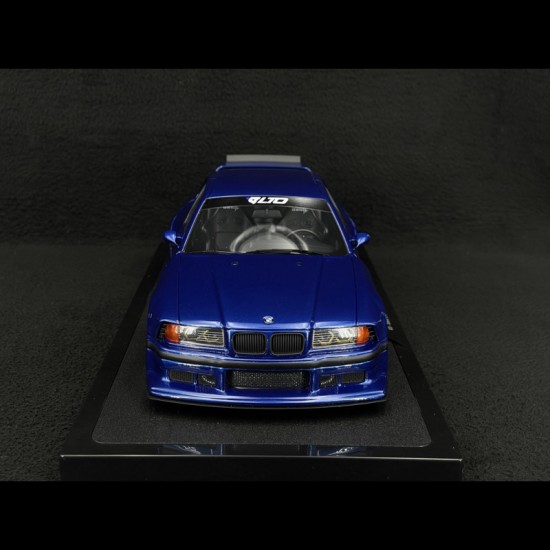Otto Mobile 1/18 BMW E36 LTO Sedan Turbo Khyzyl Saleem 2023 avus blue