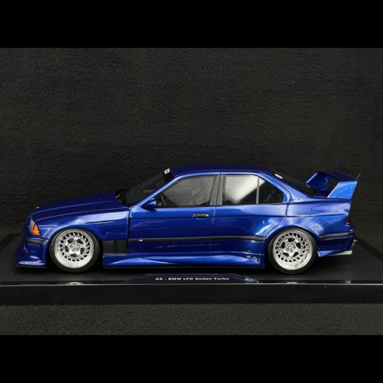 Otto Mobile 1/18 BMW E36 LTO Sedan Turbo Khyzyl Saleem 2023 avus blue