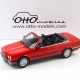 Otto Mobile 1/18 BMW 325i Convertible Bright Red 308 1986