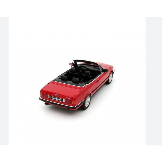 Otto Mobile 1/18 BMW 325i Convertible Bright Red 308 1986
