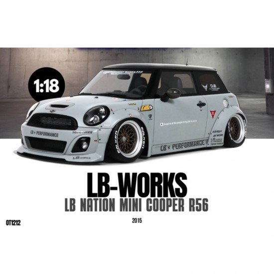Otto Mobile 1/18 Mini Cooper R56 LB-Works LB Nation