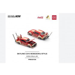 Pop Race 1/64 Nissan Skyline C210 Bosozoku Style Coca-Cola (JP)