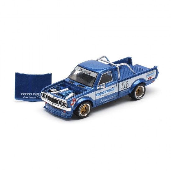 Pop Race 1/64 Pandem Datsun 620, blue