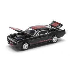 Pop Race 1/64 Shelby Mustang GT500, dark chrome/red