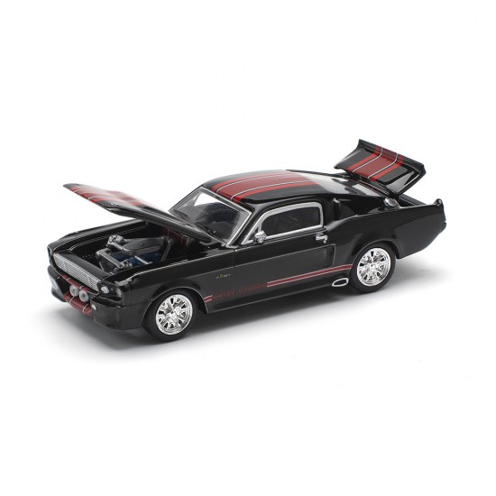 Pop Race 1/64 Shelby Mustang GT500, dark chrome/red