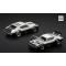 Pop Race 1/64 Nissan Skyline GT-R V8 Drift KPGC110 Kenmeri *NPA Style*, black/white