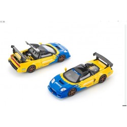 Pop Race 1/64 Spoon NSX-R GT, yellow/blue