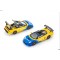 Pop Race 1/64 Spoon NSX-R GT, yellow/blue