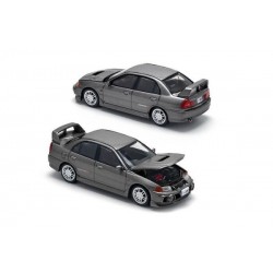 Pop Race 1/64 Mitsubishi Lancer Evolution IV, dark grey