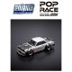 Pop Race 1/64 Nissan Skyline GT-R V8 Drift *Hakosuka*, metallic silver