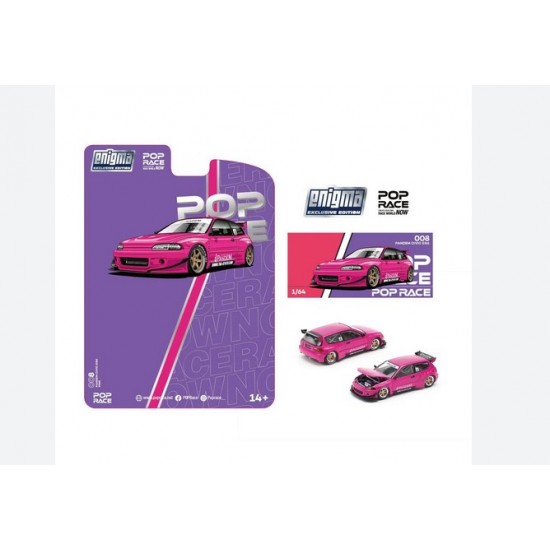 Pop Race 1/64 Pandem Civic EG6, pink