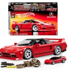 Hot Wheels Brick Shop 1/16 '90 Acura NSX (10+), 876 koščkov