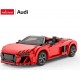 Rastar kocke 1/14 Audi R8 Spyder red (8+), 1026 koščkov