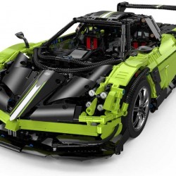 Rastar kocke 1/8 Pagani Huayra BC Roadster green (14+), 2896 koščkov