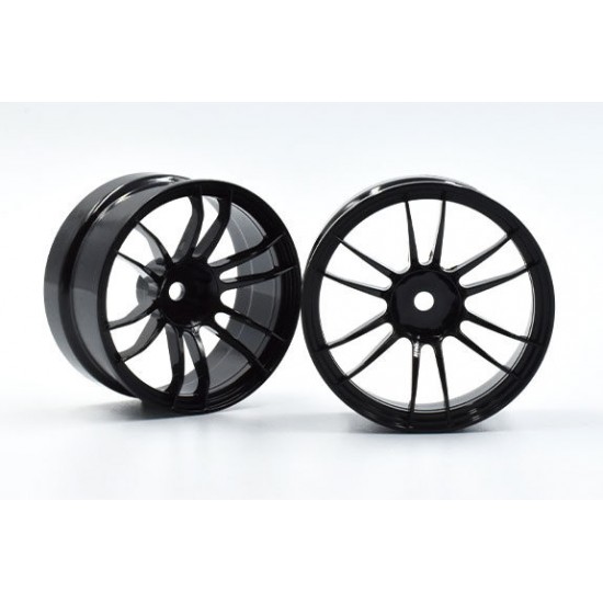 Reve D Competition Drift Wheel "UL12" Black (Offset 6mm, 2pcs)