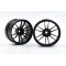Reve D Competition Drift Wheel "UL12" Black (Offset 6mm, 2pcs)