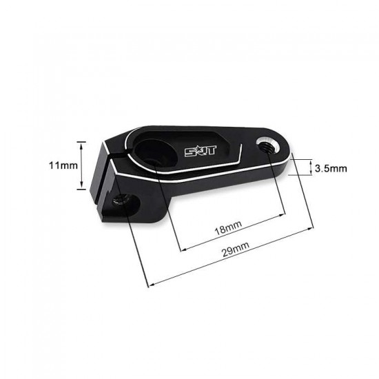 SRT Servo Horn Offset Black - 25T