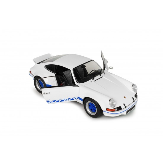 Solido 1/18 Porsche 911 RSR - White / Blue Carrera Stripes - 1973