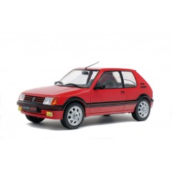 Solido 1/18 Peugeot 205 GTI 1.9L MK 1 1988, Rouge Vallelunga